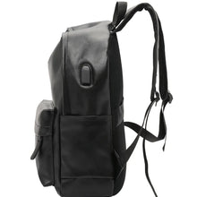 Load image into Gallery viewer, Laptop PU Leather Business Travel Backpack