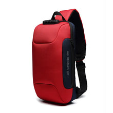 Load image into Gallery viewer, OZUKO Multifunction Crossbody Bag for Men Anti-theft Shoulder Messenger Bags Male Waterproof Short Trip Chest Bag Shoulder New