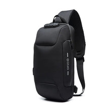 Load image into Gallery viewer, OZUKO Multifunction Crossbody Bag for Men Anti-theft Shoulder Messenger Bags Male Waterproof Short Trip Chest Bag Shoulder New