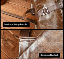 Load image into Gallery viewer, Laptop Scione PU Leather Travel Backpack
