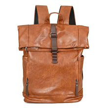 Load image into Gallery viewer, Laptop Scione PU Leather Travel Backpack