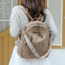 Load image into Gallery viewer, Fashion Backpack Women High Quality Pu Leather Daypack Ladies Shoulder Bag Designer Large Capacity Bagpack for Girls School Bag