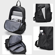 Load image into Gallery viewer, Men's Casual Large Capacity Travel Charging Backpack Lightweight Waterproof Computer Backpack Student School Bag Unisex