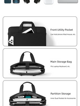 Load image into Gallery viewer, Laptop Bag Sleeve Case Shoulder Handbag For M3 M4 14 15 15.6 17 Inch Macbook Air Pro 13.3 Huawei Asus Dell Notebook Briefcases