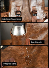 Load image into Gallery viewer, Laptop Scione PU Leather Travel Backpack