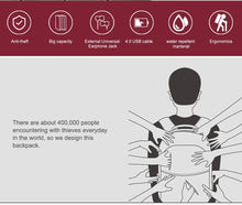 Load image into Gallery viewer, Laptop Tigernu Oxford Waterproof Anti-theft Backpack