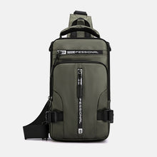 Load image into Gallery viewer, Tablet Haoshuai Nylon Shoulder Strap Backpack