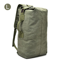 Load image into Gallery viewer, Hiking Wellvo Canvas Bucket Rucksack
