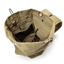 Load image into Gallery viewer, Rucksack Large Capacity Canvas Bucket Bag
