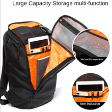 Load image into Gallery viewer, New Men&#39;s Travel Bag Business Large Capacity Backpack Computer Bag Black Outdoor Sports Mountaineering Bag Outdoor Storage
