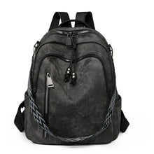 Load image into Gallery viewer, Fashion Backpack Women High Quality Pu Leather Daypack Ladies Shoulder Bag Designer Large Capacity Bagpack for Girls School Bag
