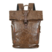 Load image into Gallery viewer, Laptop Scione PU Leather Travel Backpack
