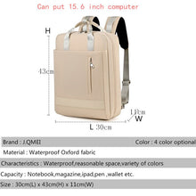 Load image into Gallery viewer, Laptop Oyixinger Waterproof Nylon Backpack
