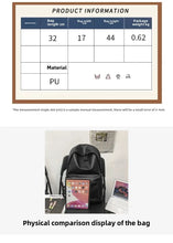 Load image into Gallery viewer, Casual Travel PU Leather Backpack
