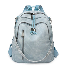 Load image into Gallery viewer, Fashion Backpack Women High Quality Pu Leather Daypack Ladies Shoulder Bag Designer Large Capacity Bagpack for Girls School Bag
