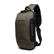 Load image into Gallery viewer, OZUKO Multifunction Crossbody Bag for Men Anti-theft Shoulder Messenger Bags Male Waterproof Short Trip Chest Bag Shoulder New
