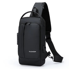 Load image into Gallery viewer, Men's Bag Password Lock Anti-theft USB Shoulder Bag Man Crossbody Bag Travel Backpack Sling Chest Bags Pack Messenger Pack
