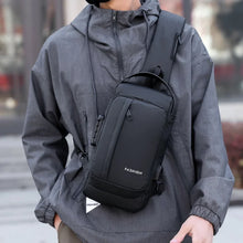 Load image into Gallery viewer, Men's Bag Password Lock Anti-theft USB Shoulder Bag Man Crossbody Bag Travel Backpack Sling Chest Bags Pack Messenger Pack
