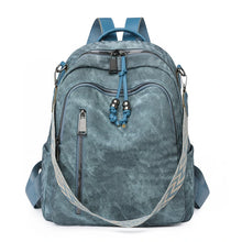 Load image into Gallery viewer, Fashion Backpack Women High Quality Pu Leather Daypack Ladies Shoulder Bag Designer Large Capacity Bagpack for Girls School Bag
