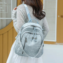 Load image into Gallery viewer, Fashion Backpack Women High Quality Pu Leather Daypack Ladies Shoulder Bag Designer Large Capacity Bagpack for Girls School Bag
