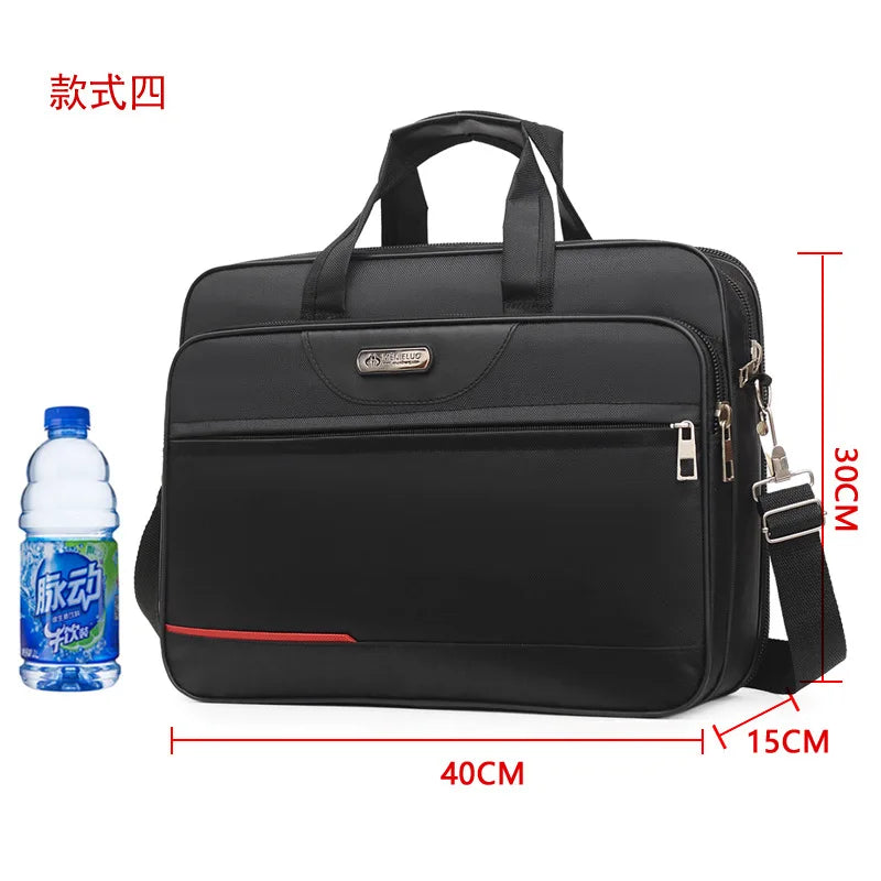 Laptop Herbata Canvas Document Briefcase