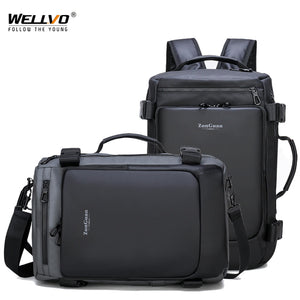 Laptop Wellvo Nylon Waterproof Backpack