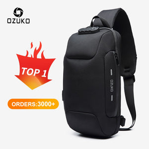 Tablet Ozuko Oxford Waterproof Anti-theft Backpack