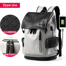 Load image into Gallery viewer, Wellvo Laptop Canvas Bucket Travel Backpack
