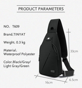 Tinyat Tablet Nylon Waterproof Backpack