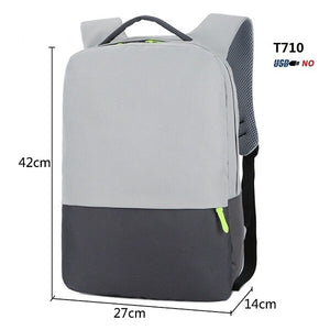 Tinyat Laptop Canvas Waterproof Travel Backpack