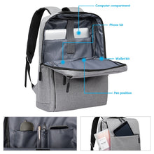 Load image into Gallery viewer, Laptop Business Travel Canvas Backpack
