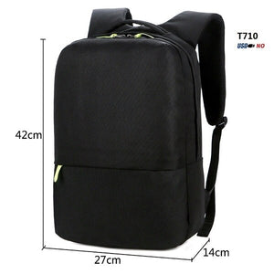 Tinyat Laptop Canvas Waterproof Travel Backpack