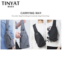 Load image into Gallery viewer, Tinyat Tablet Nylon Waterproof Backpack
