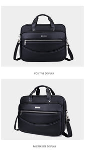 Wellvo Laptop PU Leather Travel Briefcase