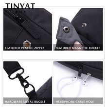 Load image into Gallery viewer, Tinyat Tablet Nylon Waterproof Backpack
