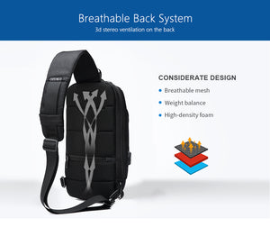 Tablet Ozuko Oxford Waterproof Anti-theft Backpack