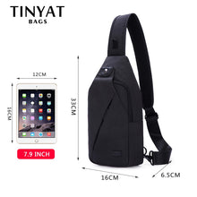 Load image into Gallery viewer, Tinyat Tablet Nylon Waterproof Backpack
