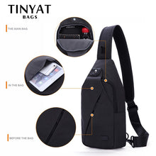 Load image into Gallery viewer, Tinyat Tablet Nylon Waterproof Backpack
