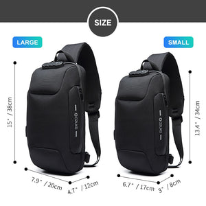 Tablet Ozuko Oxford Waterproof Anti-theft Backpack