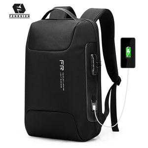 Laptop Fenruien Anti-Theft Waterproof Oxford Backpack