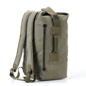 Hiking Dida Bear Bucket Style Canvas Rucksack