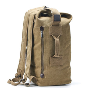 Hiking Dida Bear Bucket Style Canvas Rucksack