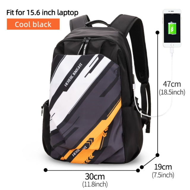 Laptop Heroic Knight Waterproof Oxford Backpack