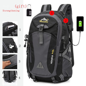 Camping Hiking Waterproof Nylon Rucksack