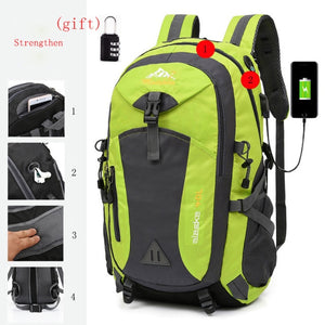 Camping Hiking Waterproof Nylon Rucksack