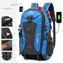 Load image into Gallery viewer, Camping Hiking Waterproof Nylon Rucksack
