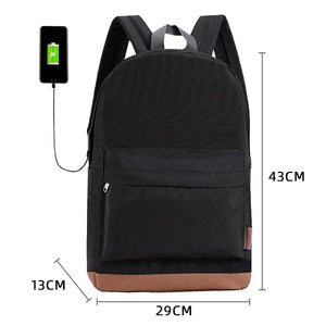 Laptop Tinyat Waterproof Canvas Travel Backpack