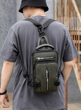 Load image into Gallery viewer, Tablet Haoshuai Nylon Shoulder Strap Backpack
