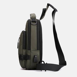 Tablet Haoshuai Nylon Shoulder Strap Backpack